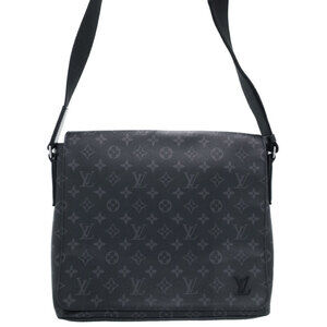 Louis Vuitton Monogram Eclipse Black District NM Shoulder Bag